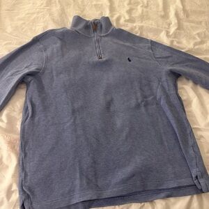 Polo Ralph Lauren qzip size L light blue